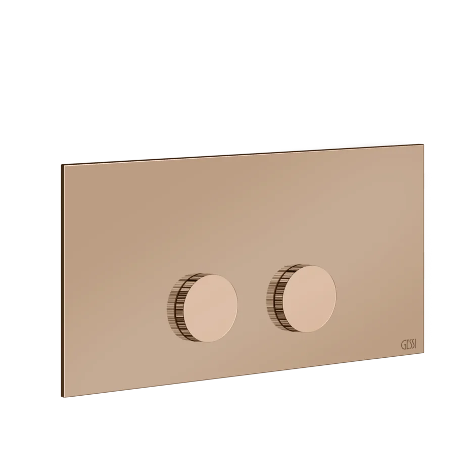 Gessi Ingranaggio toilet flush plate for Viega 54645 Gessi Ingranaggio toilet flush plate for Viega 54645