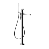 Gessi Anello robinet de baignoire sur pied avec douchette 63328 + 46189