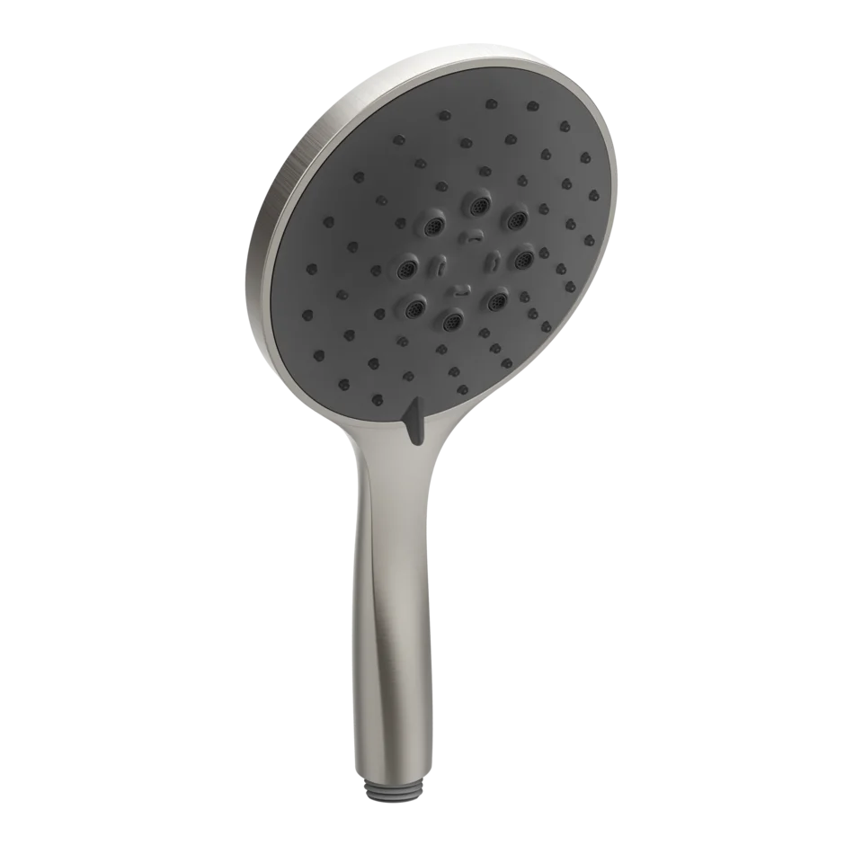 Gessi Rilievo pommeau de douche à trois jets avec insert noir 14378 Gessi Rilievo pommeau de douche à trois jets avec insert noir 14378