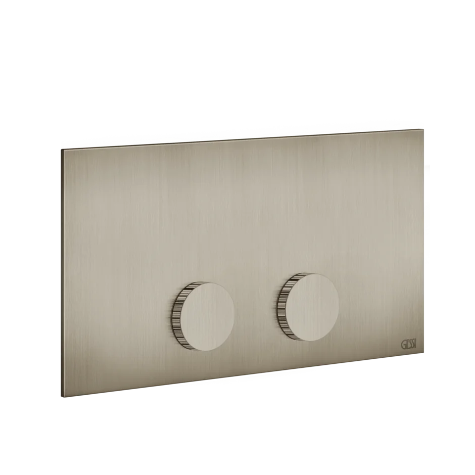 Gessi Ingranaggio toilet flush plate for Viega 54637 Gessi Ingranaggio toilet flush plate for Viega 54637