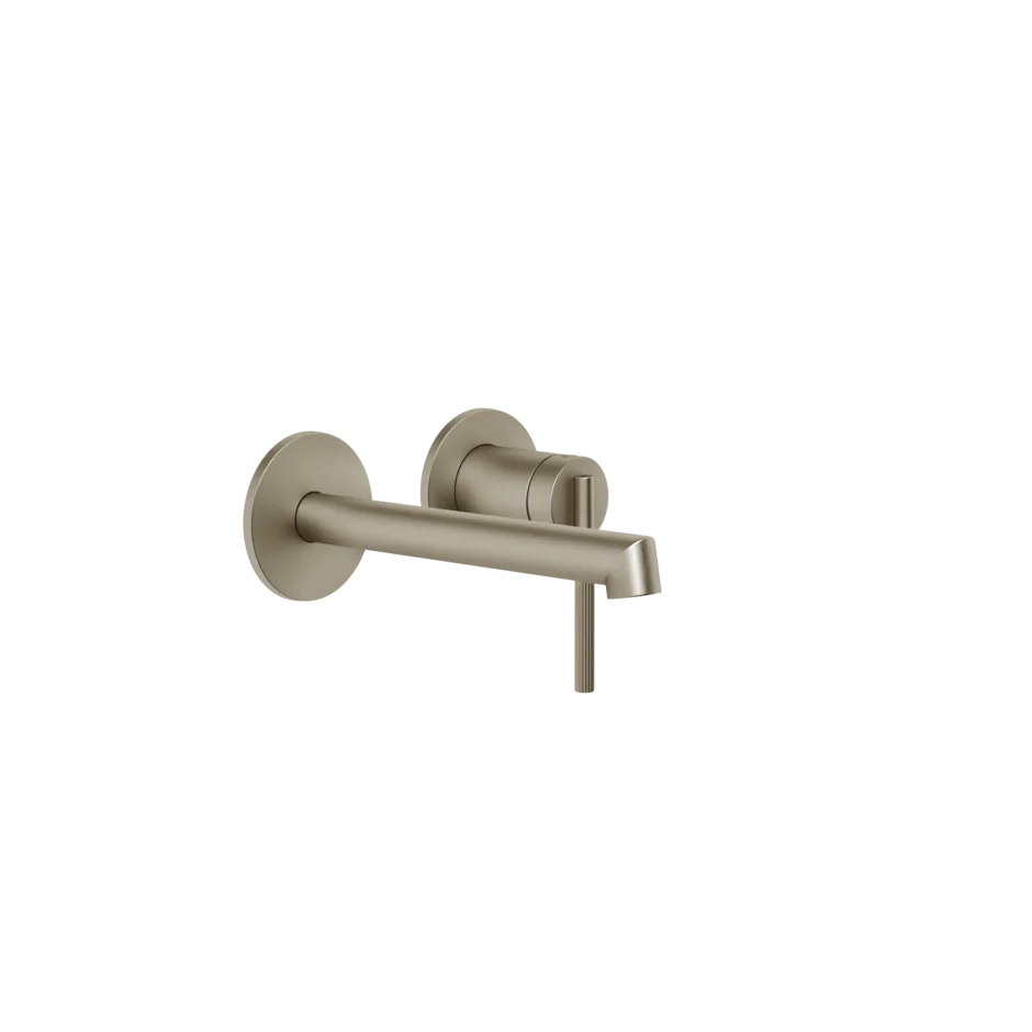 Gessi Ingranaggio robinet de lavabo mural 63581 + 63397 Gessi Ingranaggio robinet de lavabo mural 63581 + 63397