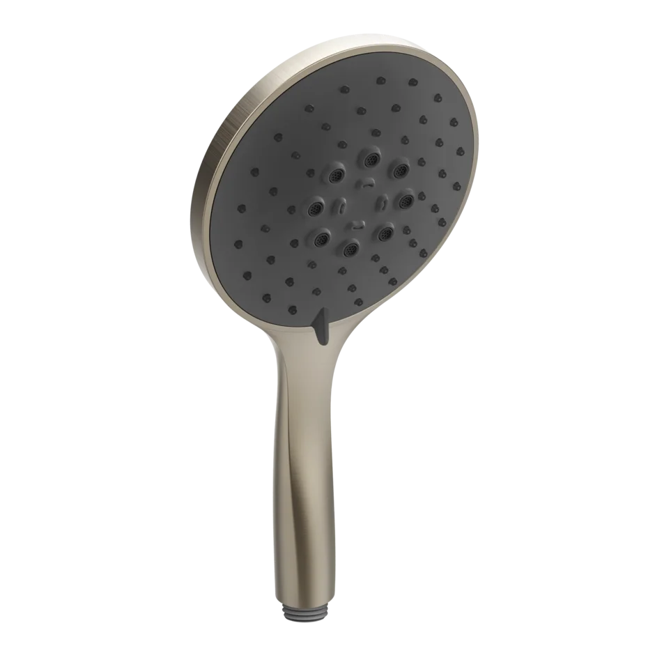 Gessi Rilievo pommeau de douche à trois jets avec insert noir 14378 Gessi Rilievo pommeau de douche à trois jets avec insert noir 14378