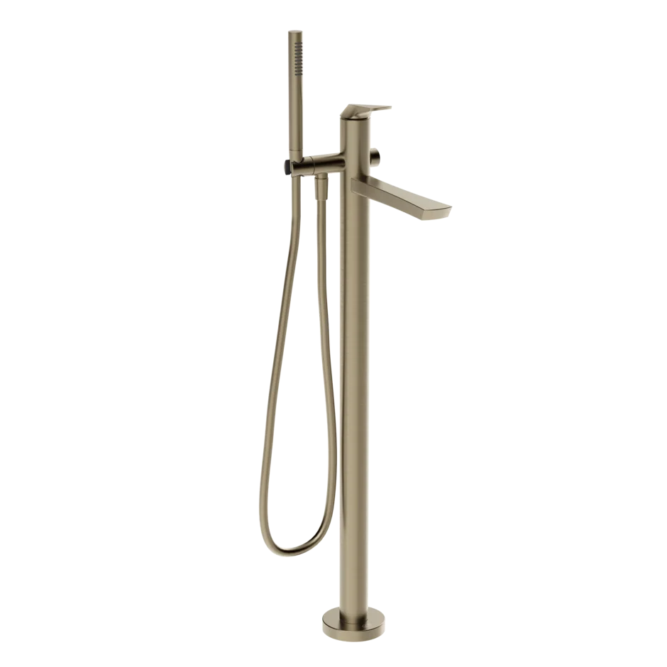 Gessi Ventaglio robinet de baignoire à poser avec douchette 72028 + 46189 Gessi Ventaglio robinet de baignoire à poser avec douchette 72028 + 46189