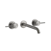 Gessi 316 Flessa robinet de lavabo mural 3 trous bec long 54094 + 45089