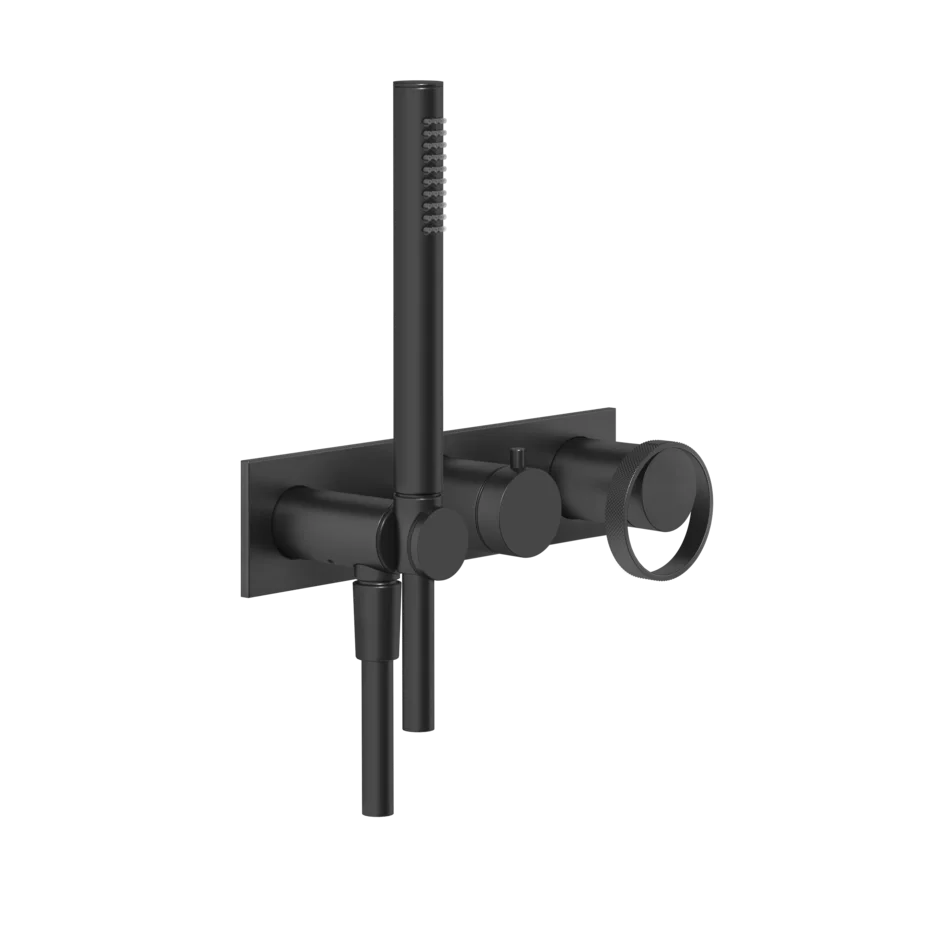 Gessi Anello robinet de douche avec inverseur 2 voies et douchette à main 63343 + 54139 Gessi Anello robinet de douche avec inverseur 2 voies et douchette à main 63343 + 54139
