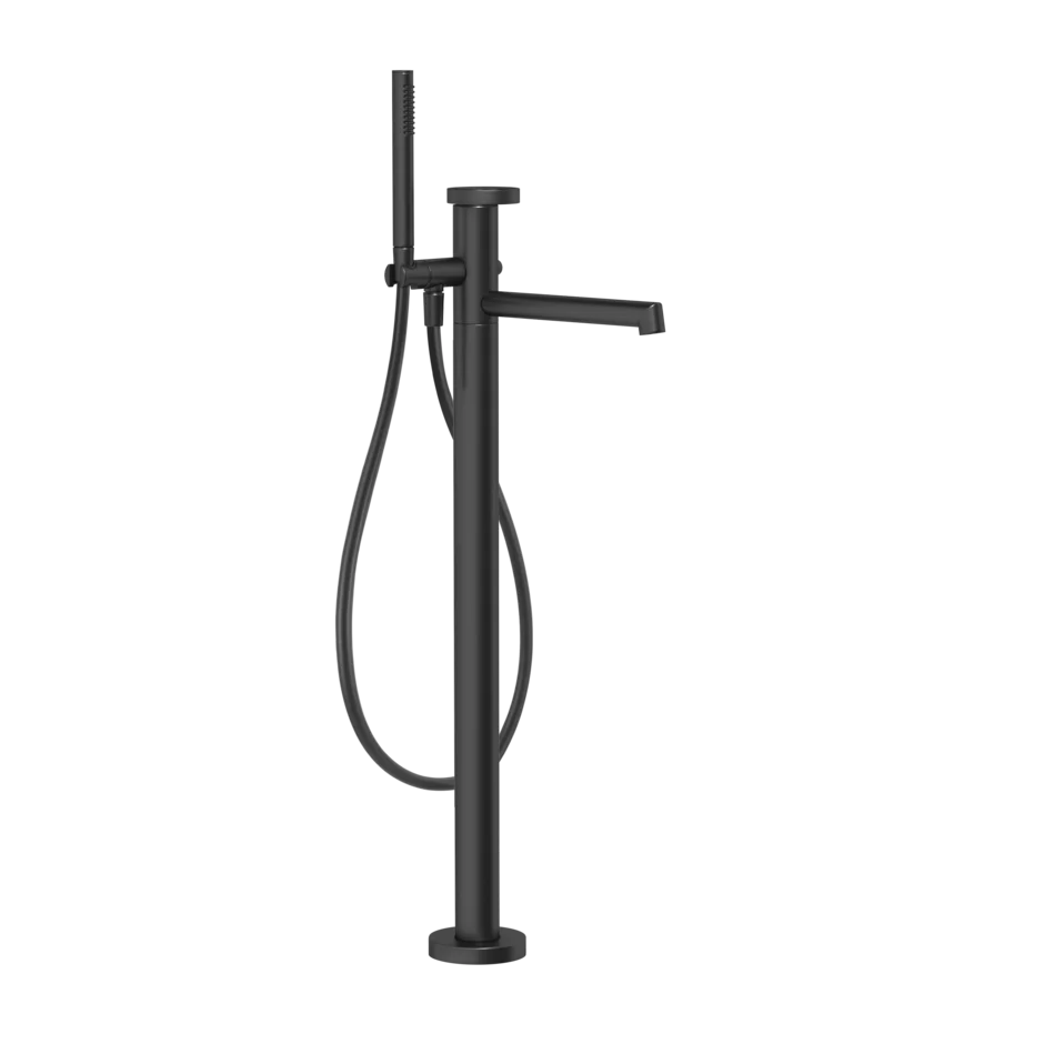 Gessi Anello rubinetto vasca da bagno a terra con doccetta 63328 + 46189 Gessi Anello rubinetto vasca da bagno a terra con doccetta 63328 + 46189