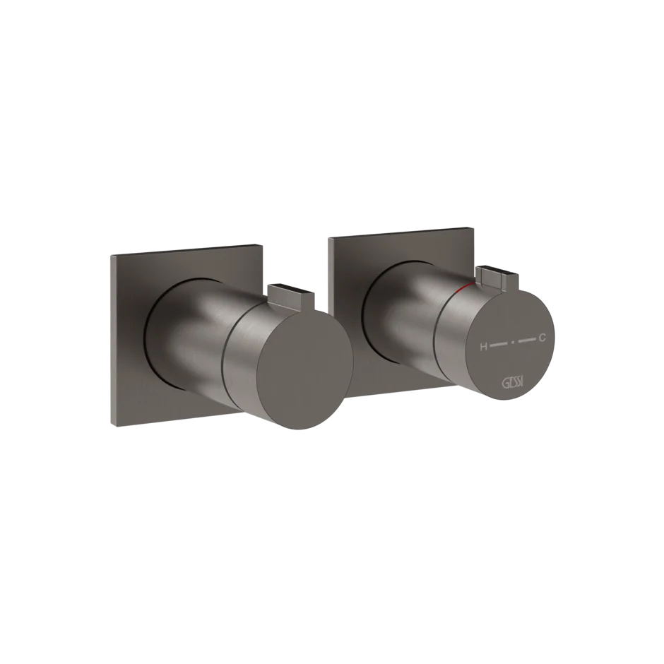 Gessi Inverso mitigeur thermostatique de douche mural 1 voie 73032 + 54169 Gessi Inverso mitigeur thermostatique de douche mural 1 voie 73032 + 54169