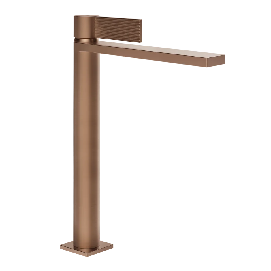 Gessi Inverso Rigato robinet de lavabo haut avec bonde clic-clac 73553 Gessi Inverso Rigato robinet de lavabo haut avec bonde clic-clac 73553