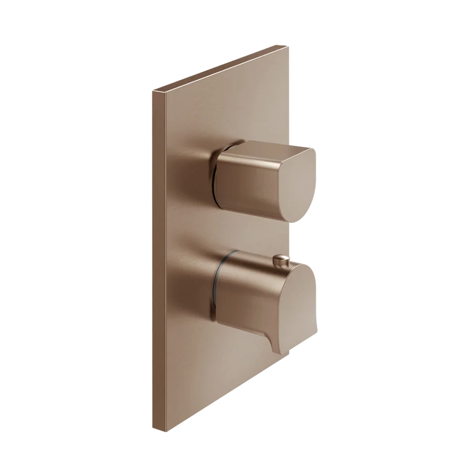 Gessi Rilievo mitigeur thermostatique de douche 59132 + 09269 Gessi Rilievo mitigeur thermostatique de douche 59132 + 09269
