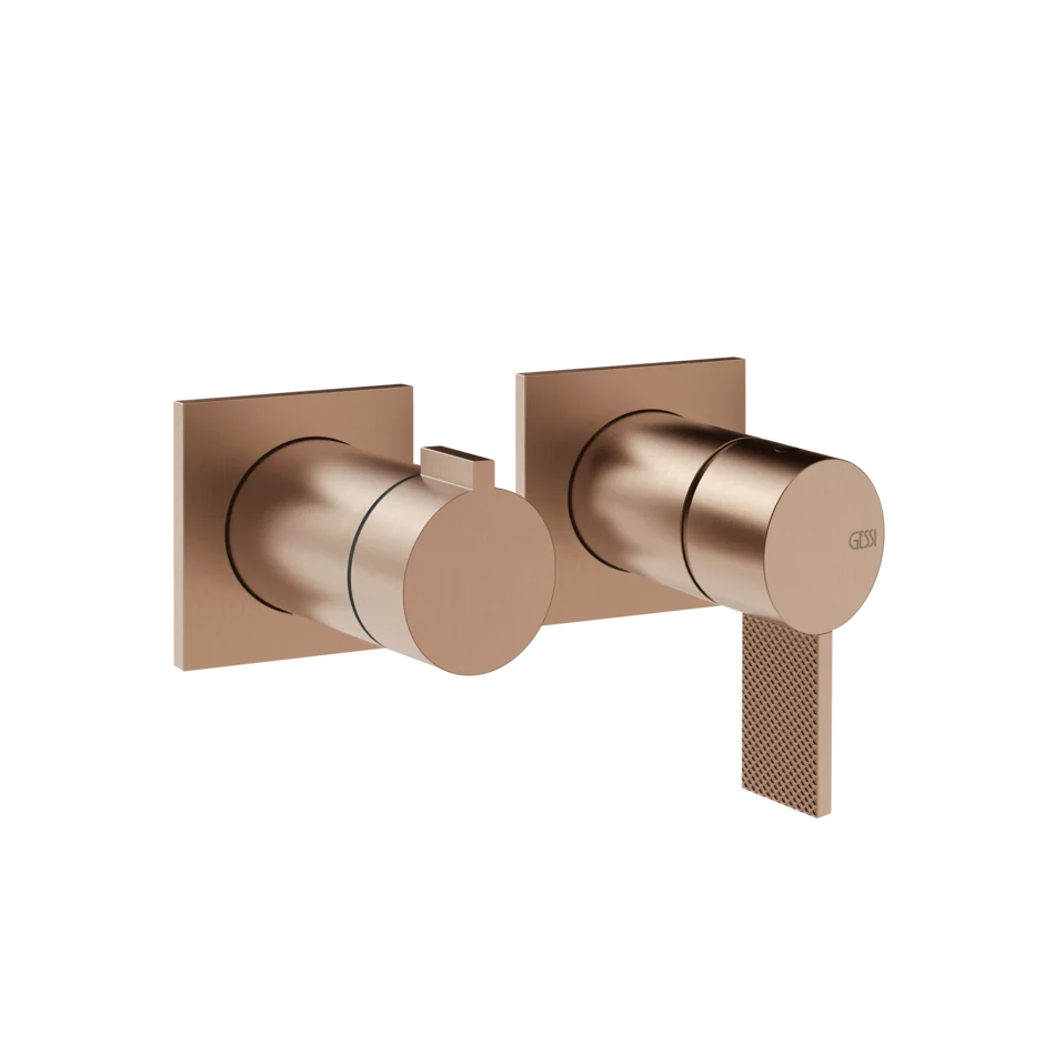 Gessi Inverso Diamantato robinet de douche mural avec inverseur 2 voies 73638 + 54073 Gessi Inverso Diamantato robinet de douche mural avec inverseur 2 voies 73638 + 54073