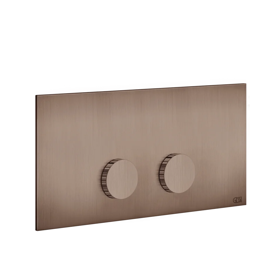 Gessi Ingranaggio toilet flush plate for Viega 54645 Gessi Ingranaggio toilet flush plate for Viega 54645