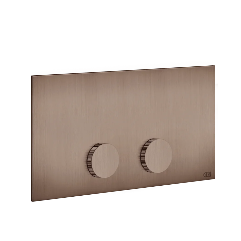 Gessi Ingranaggio toilet flush plate for Viega 54637 Gessi Ingranaggio toilet flush plate for Viega 54637