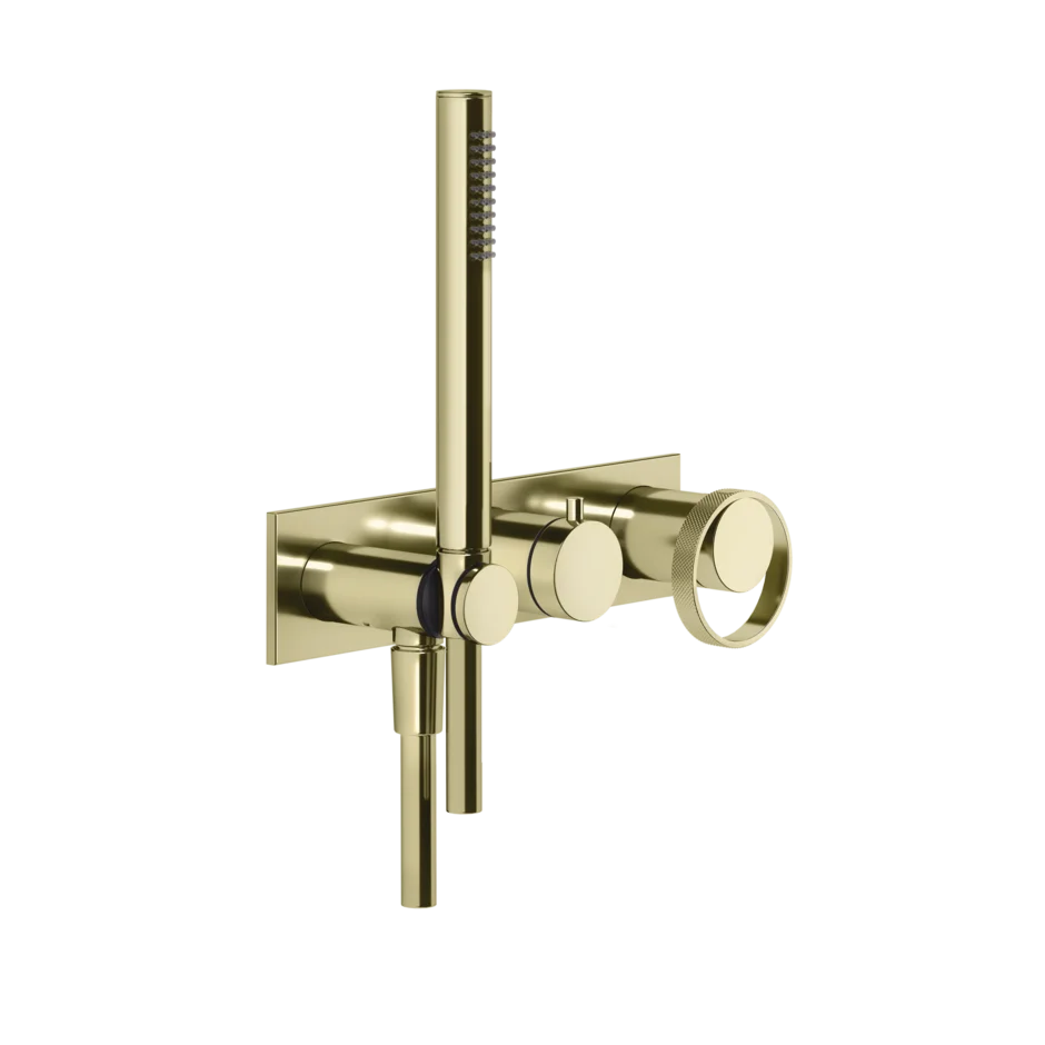 Gessi Anello robinet de douche avec inverseur 2 voies et douchette à main 63343 + 54139 Gessi Anello robinet de douche avec inverseur 2 voies et douchette à main 63343 + 54139