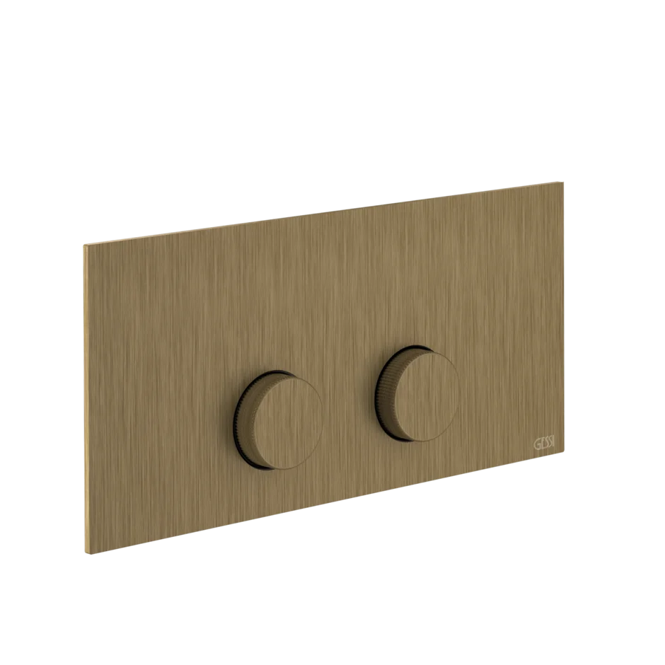 Gessi Ingranaggio toilet flush plate for Viega 54645 Gessi Ingranaggio toilet flush plate for Viega 54645