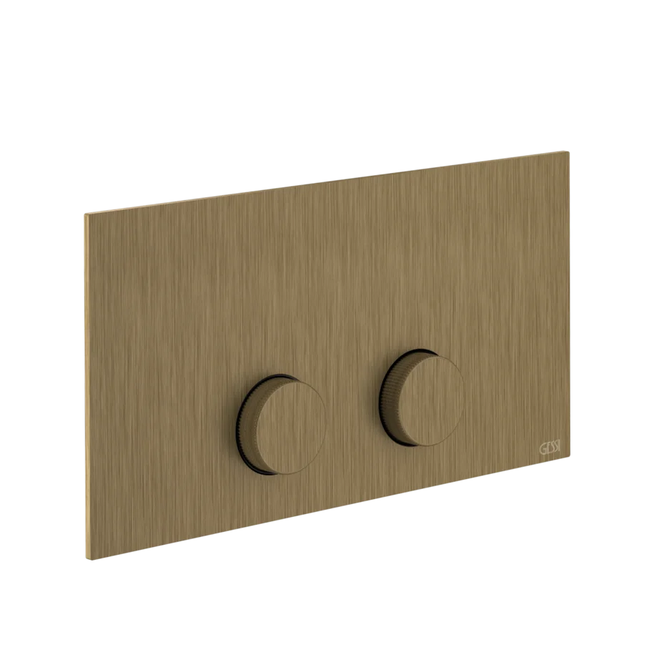 Gessi Ingranaggio toilet flush plate for Viega 54637 Gessi Ingranaggio toilet flush plate for Viega 54637