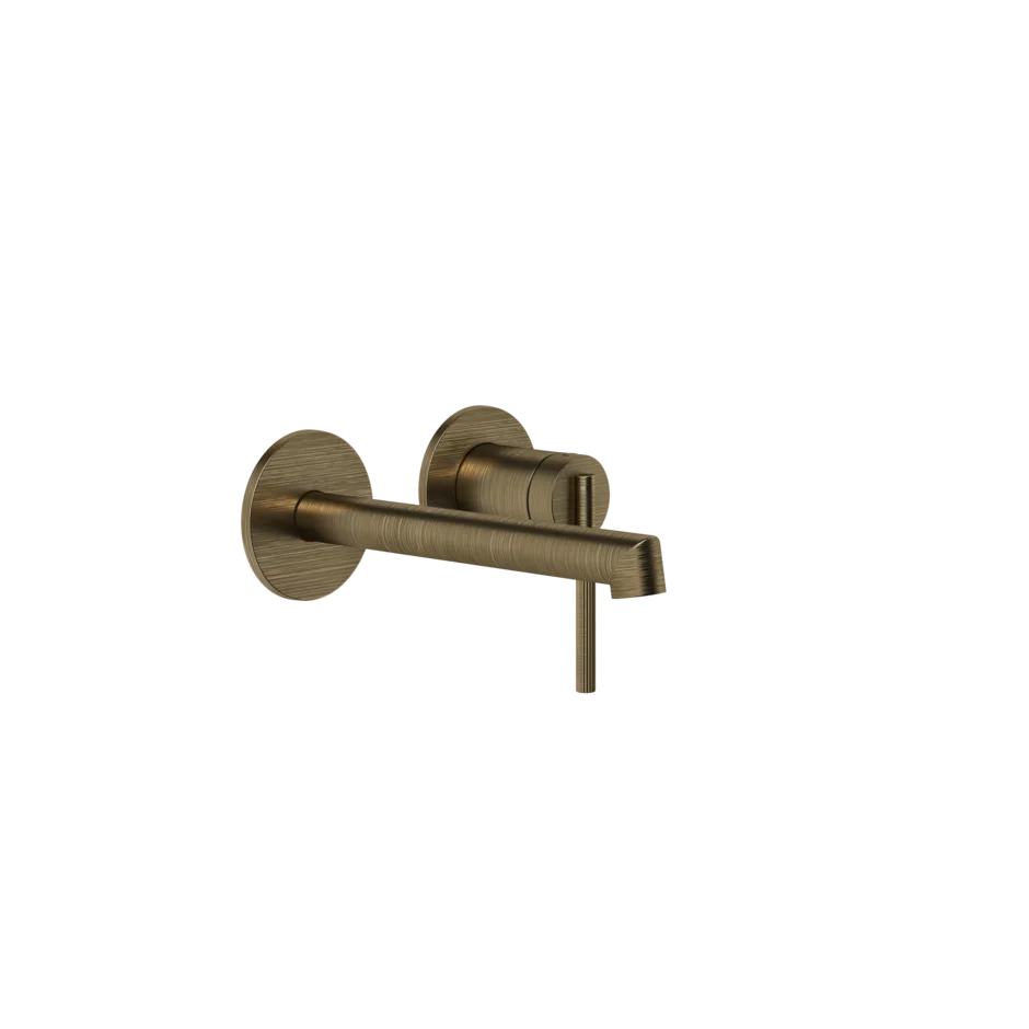 Gessi Ingranaggio robinet de lavabo mural 63581 + 63397 Gessi Ingranaggio robinet de lavabo mural 63581 + 63397