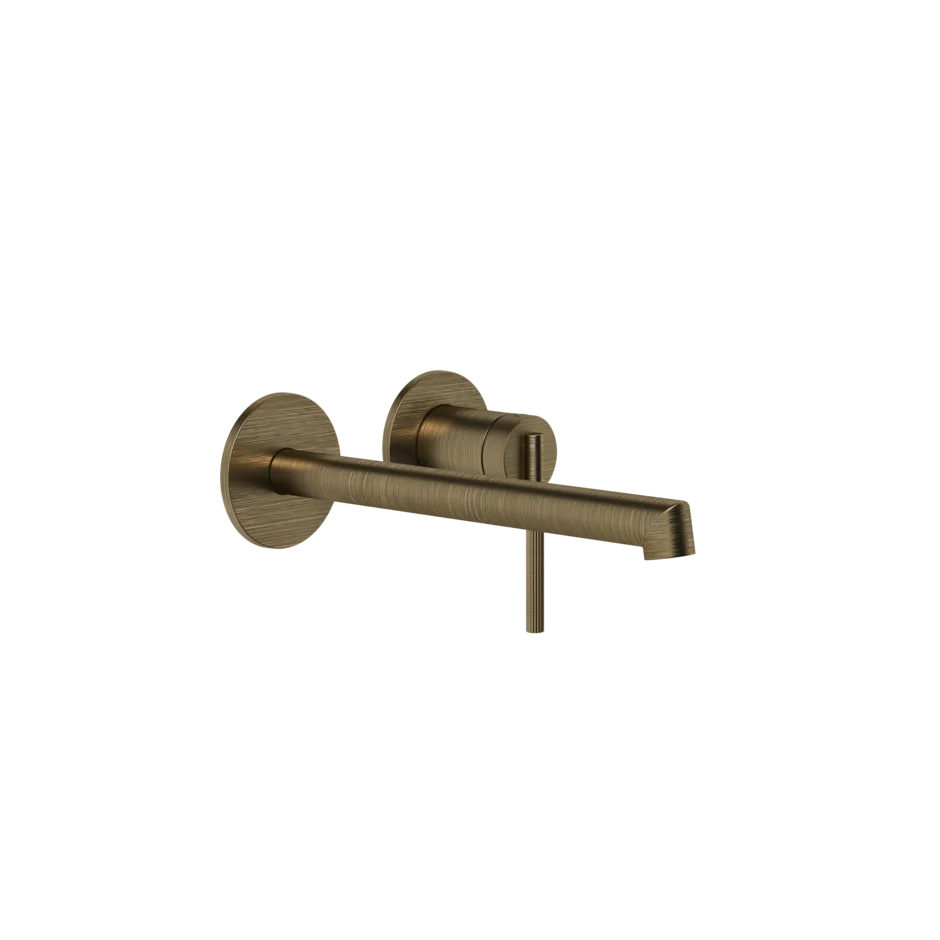 Gessi Ingranaggio robinet de lavabo mural 63583 + 63397 Gessi Ingranaggio robinet de lavabo mural 63583 + 63397