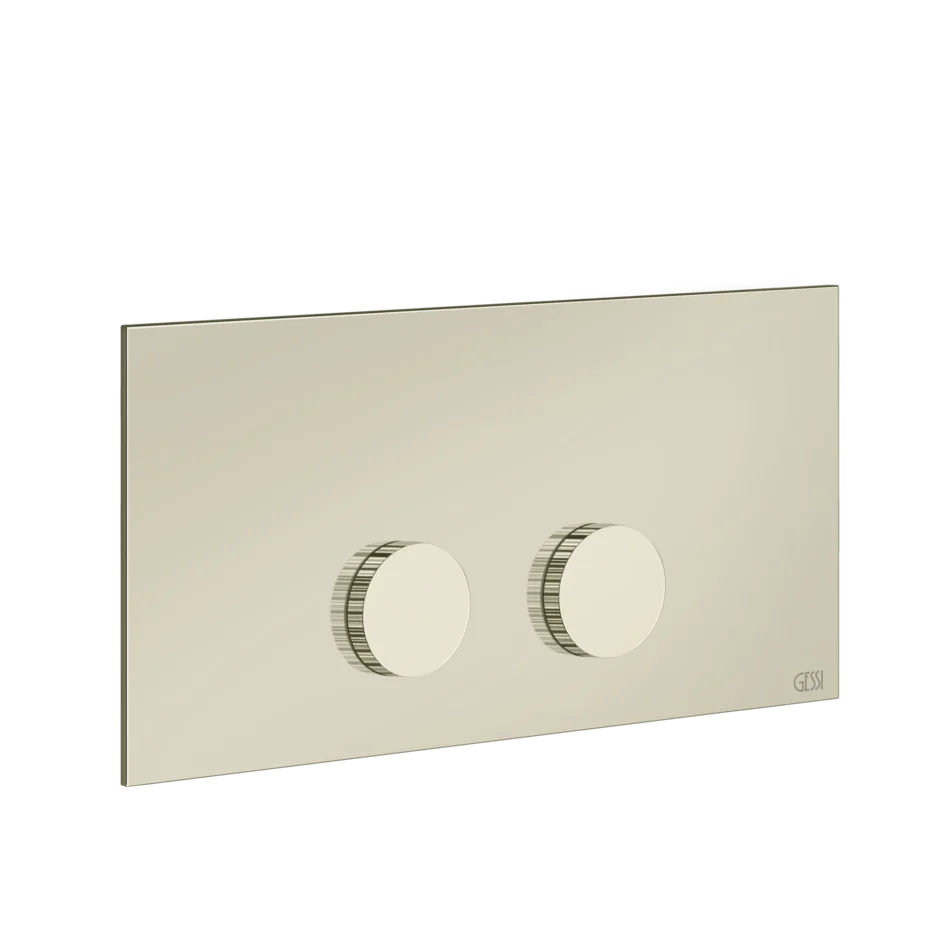 Gessi Ingranaggio toilet flush plate for Viega 54645 Gessi Ingranaggio toilet flush plate for Viega 54645