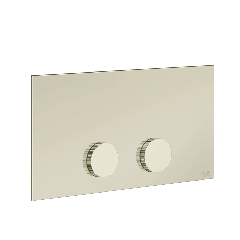 Gessi Ingranaggio toilet flush plate for Viega 54637 Gessi Ingranaggio toilet flush plate for Viega 54637