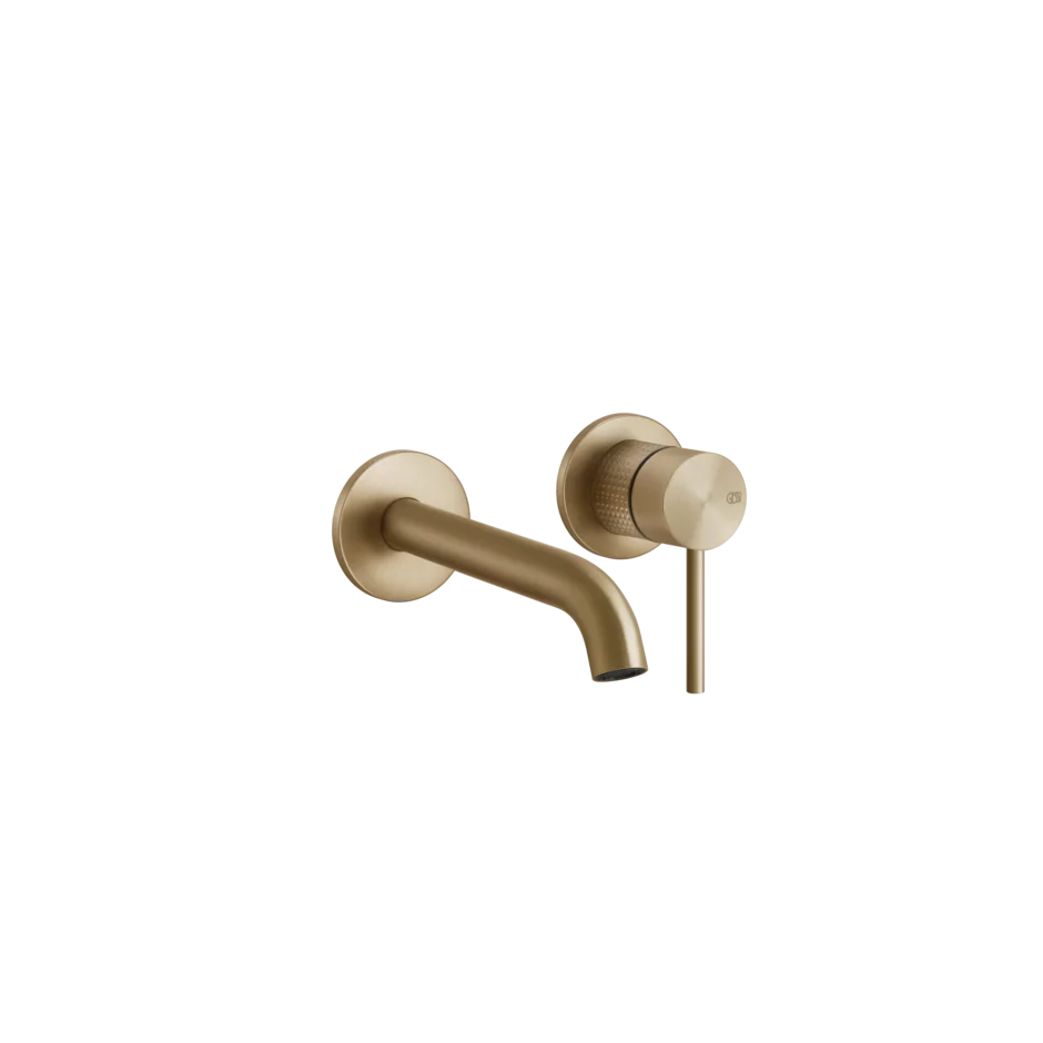 Gessi 316 Cesello robinet de lavabo mural bec long 21 cm 54486 + 54198 Gessi 316 Cesello robinet de lavabo mural bec long 21 cm 54486 + 54198