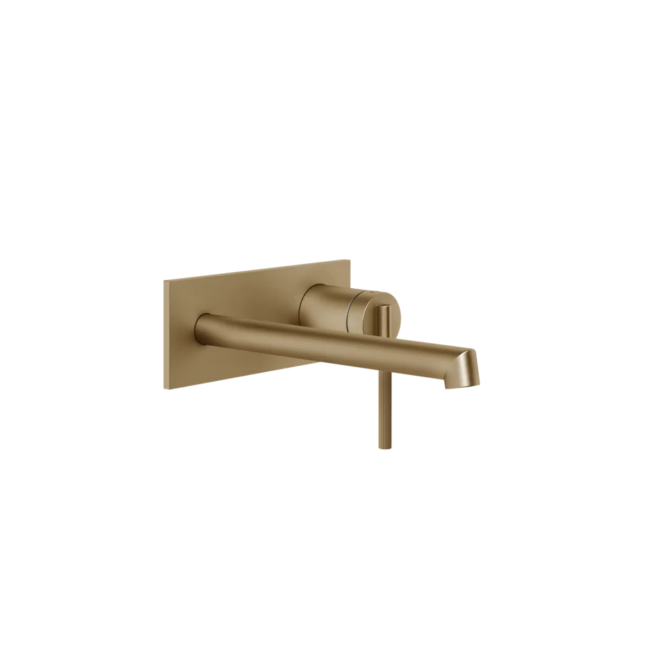 Gessi Ingranaggio robinet de lavabo mural 63589 + 63397 Gessi Ingranaggio robinet de lavabo mural 63589 + 63397