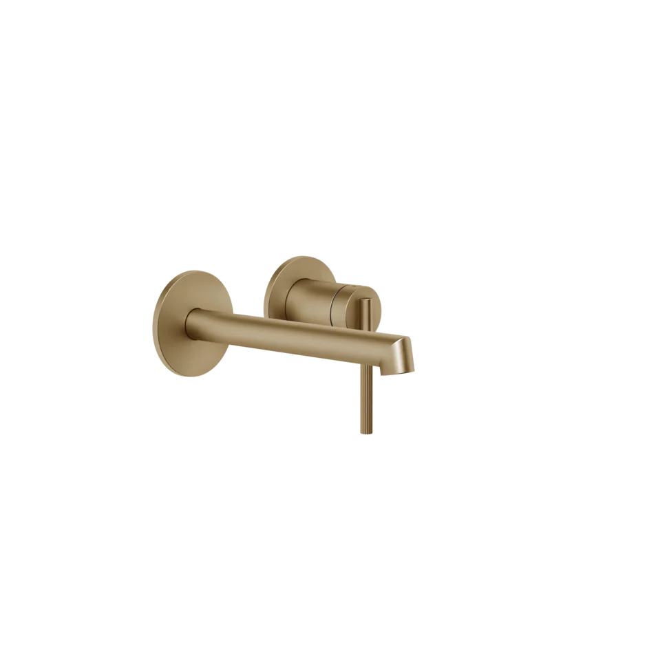 Gessi Ingranaggio robinet de lavabo mural 63581 + 63397 Gessi Ingranaggio robinet de lavabo mural 63581 + 63397