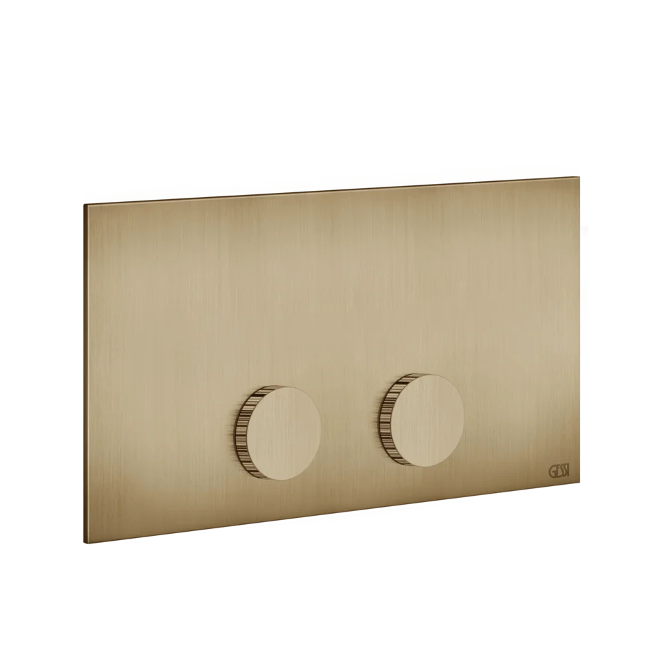 Gessi Ingranaggio toilet flush plate for Viega 54637 Gessi Ingranaggio toilet flush plate for Viega 54637