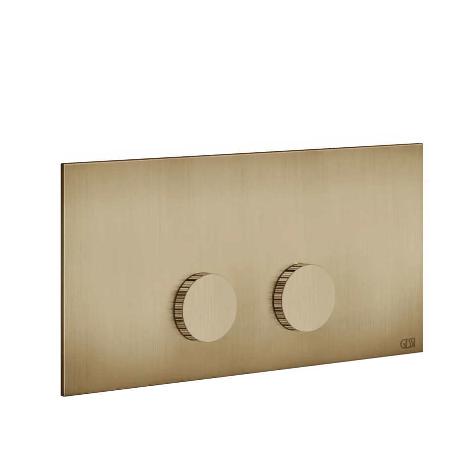 Gessi Ingranaggio toilet flush plate for Viega 54645 Gessi Ingranaggio toilet flush plate for Viega 54645