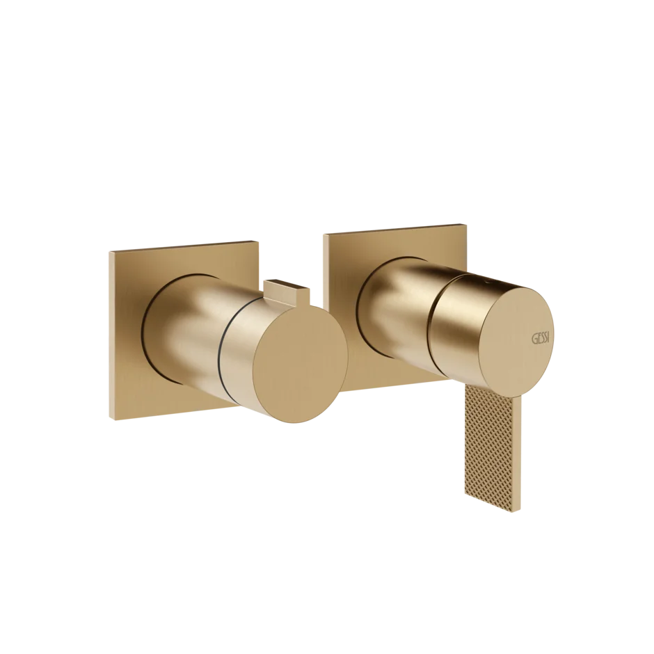 Gessi Inverso Diamantato robinet de douche mural avec inverseur 2 voies 73638 + 54073 Gessi Inverso Diamantato robinet de douche mural avec inverseur 2 voies 73638 + 54073