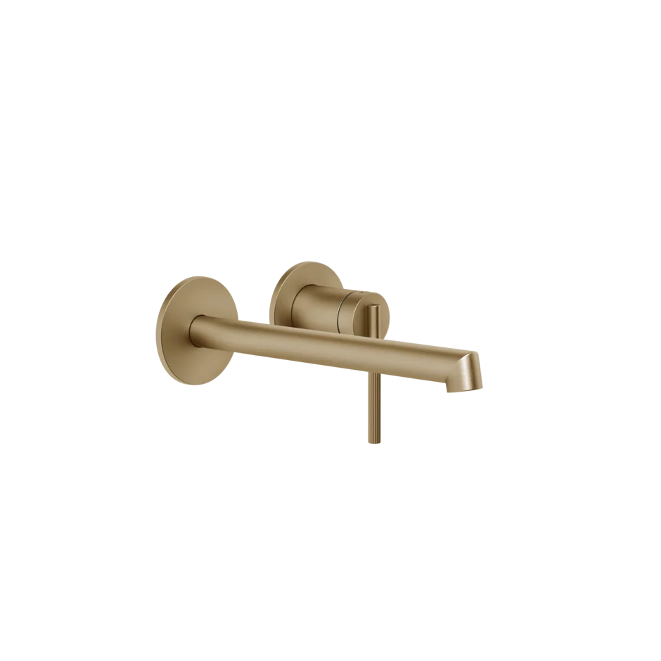 Gessi Ingranaggio robinet de lavabo mural 63583 + 63397 Gessi Ingranaggio robinet de lavabo mural 63583 + 63397