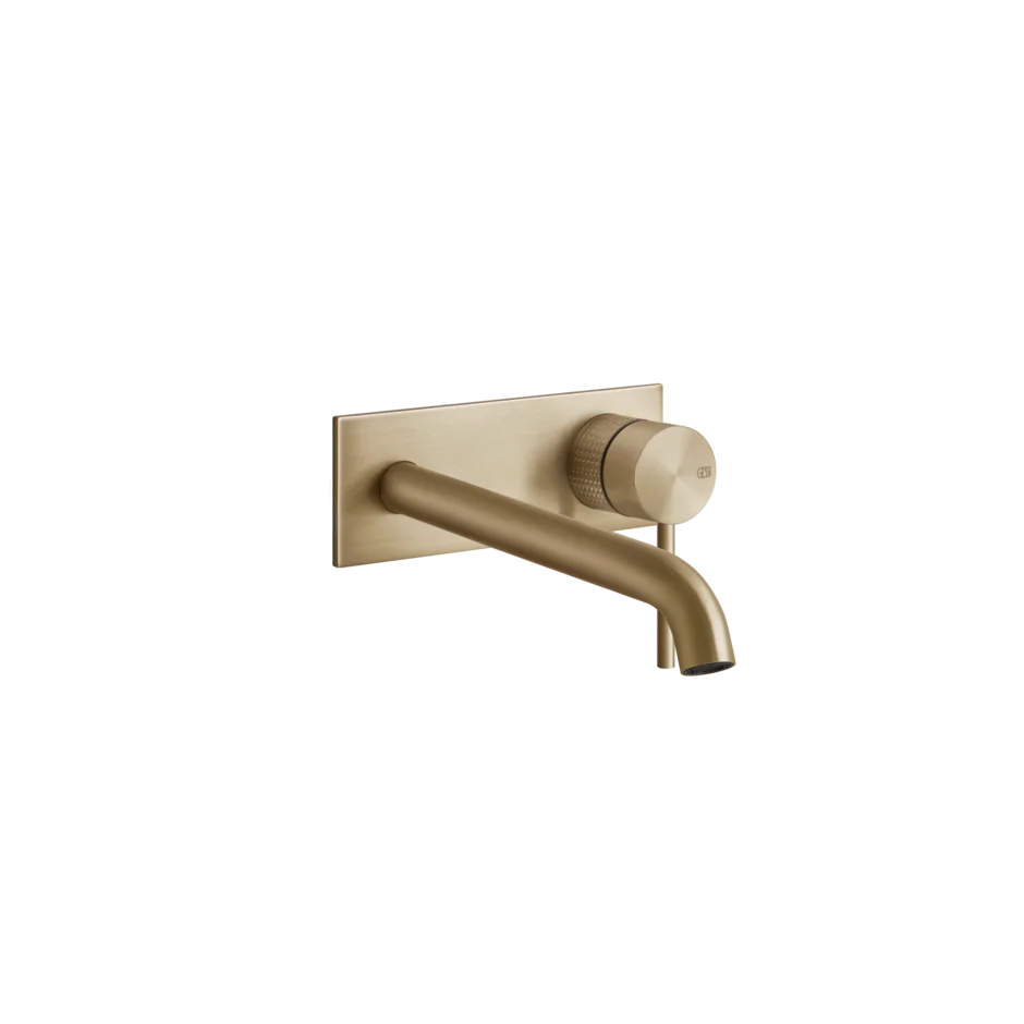 Gessi 316 Cesello robinet de lavabo mural avec bec long 21 cm 54490 + 54198 Gessi 316 Cesello robinet de lavabo mural avec bec long 21 cm 54490 + 54198