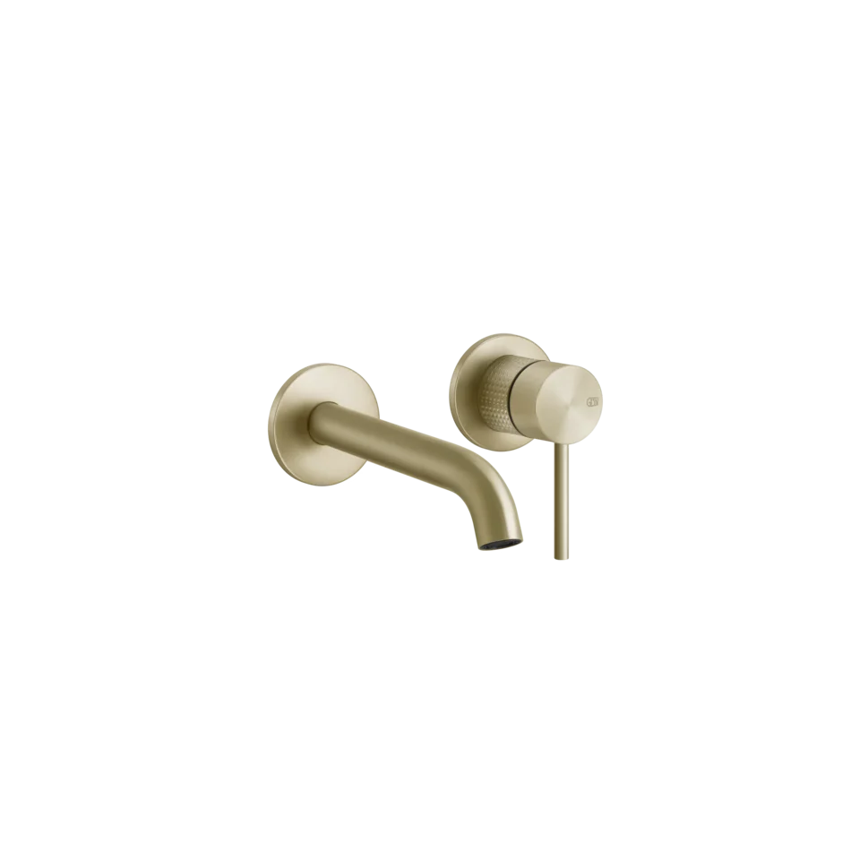 Gessi 316 Cesello robinet de lavabo mural bec long 21 cm 54486 + 54198 Gessi 316 Cesello robinet de lavabo mural bec long 21 cm 54486 + 54198