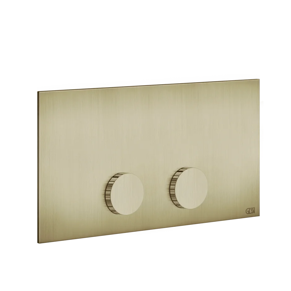 Gessi Ingranaggio toilet flush plate for Viega 54637 Gessi Ingranaggio toilet flush plate for Viega 54637