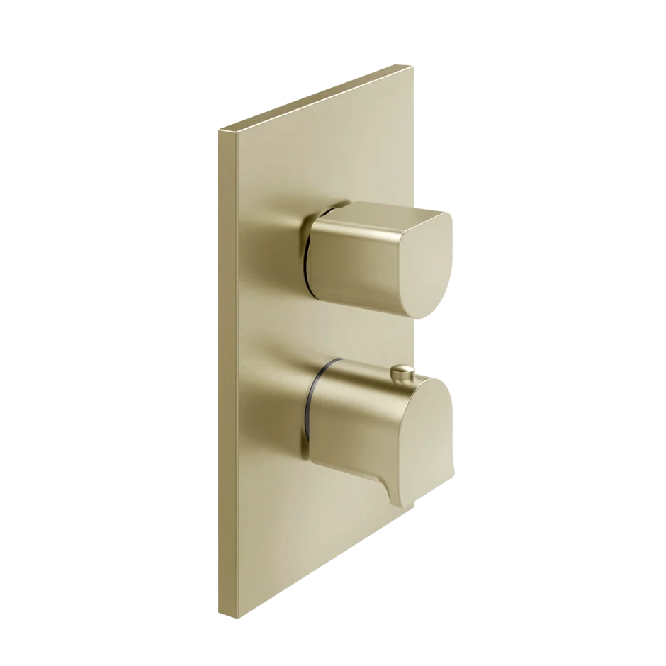 Gessi Rilievo mitigeur thermostatique de douche 59132 + 09269 Gessi Rilievo mitigeur thermostatique de douche 59132 + 09269
