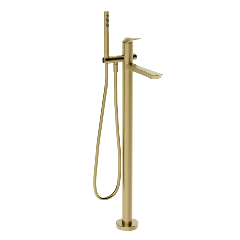 Gessi Ventaglio robinet de baignoire à poser avec douchette 72028 + 46189 Gessi Ventaglio robinet de baignoire à poser avec douchette 72028 + 46189