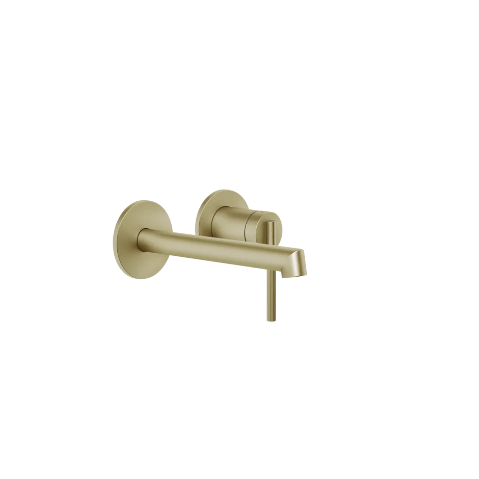 Gessi Ingranaggio robinet de lavabo mural 63581 + 63397 Gessi Ingranaggio robinet de lavabo mural 63581 + 63397