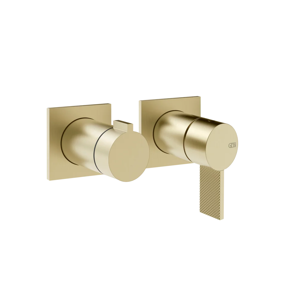 Gessi Inverso Diamantato robinet de douche mural avec inverseur 2 voies 73638 + 54073 Gessi Inverso Diamantato robinet de douche mural avec inverseur 2 voies 73638 + 54073