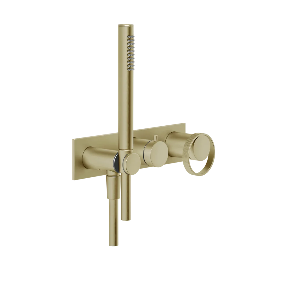 Gessi Anello robinet de douche avec inverseur 2 voies et douchette à main 63343 + 54139 Gessi Anello robinet de douche avec inverseur 2 voies et douchette à main 63343 + 54139