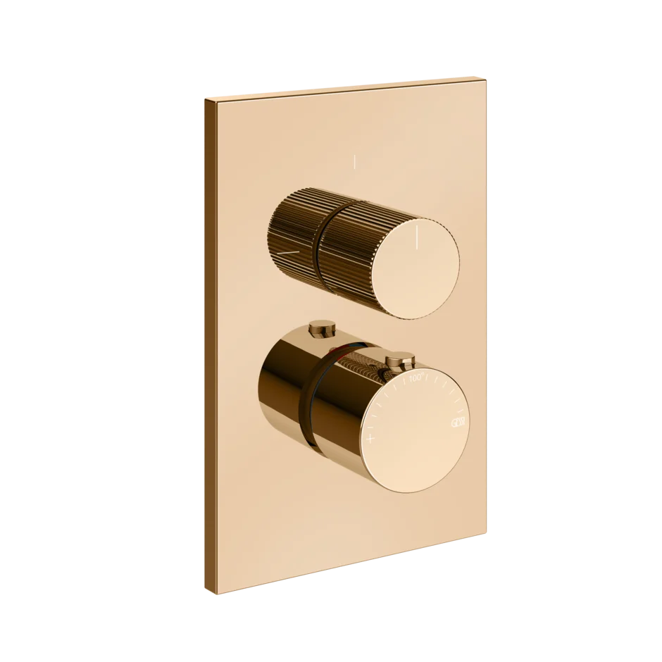 Gessi Inverso Rigato mitigeur thermostatique de douche 73533 + 09269 Gessi Inverso Rigato mitigeur thermostatique de douche 73533 + 09269