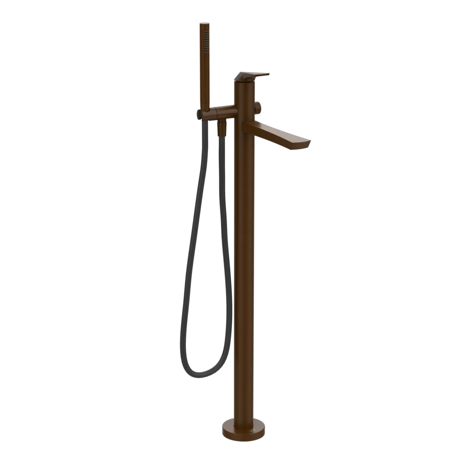 Gessi Ventaglio robinet de baignoire à poser avec douchette 72028 + 46189 Gessi Ventaglio robinet de baignoire à poser avec douchette 72028 + 46189