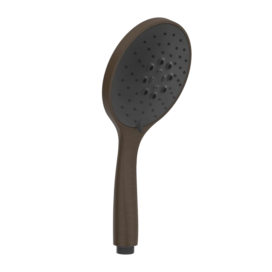Gessi Rilievo pommeau de douche à trois jets avec insert noir 14378 Gessi Rilievo pommeau de douche à trois jets avec insert noir 14378