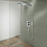 Bossini Manhattan soffione a parete, doccetta e flessibile M90798 -Cromo