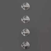 Cea Design Cartesio Mitigeur thermostatique de douche avec 3 robinets d'arrêt CAR62 + UCS17