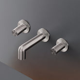 Cea Design Cartesio rubinetto lavabo a parete 3 fori canna 200mm CAR28