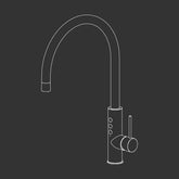 Cea Design rubinetto cucina per acqua filtrata ETW28