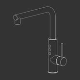 Cea Design rubinetto cucina per acqua filtrata ETW34