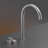 Cea Design Giotto rubinetto lavabo progressivo 2 fori in acciaio satinato GIO21