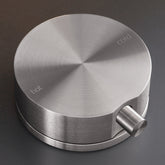 Cea Design Giotto Plus rubinetto lavabo a piano con doppio movimento in acciaio satinato GIO41