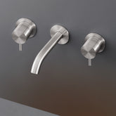 Cea Design Mil360 rubinetto lavabo 3 fori a parete canna 155mm MIL142