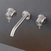 Cea Design Mil360 rubinetto lavabo 3 fori a parete canna 185mm MIL38